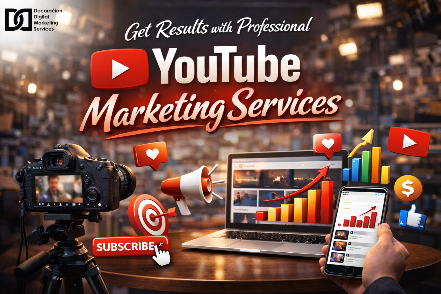 Get Results with Professional YouTube Marketing Services - DDMS