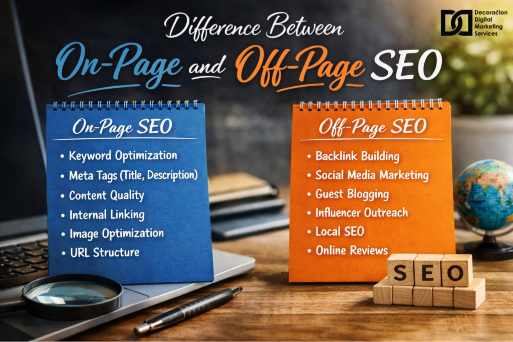 Understanding the Difference Between On-Page and Off-Page SEO - DDMS