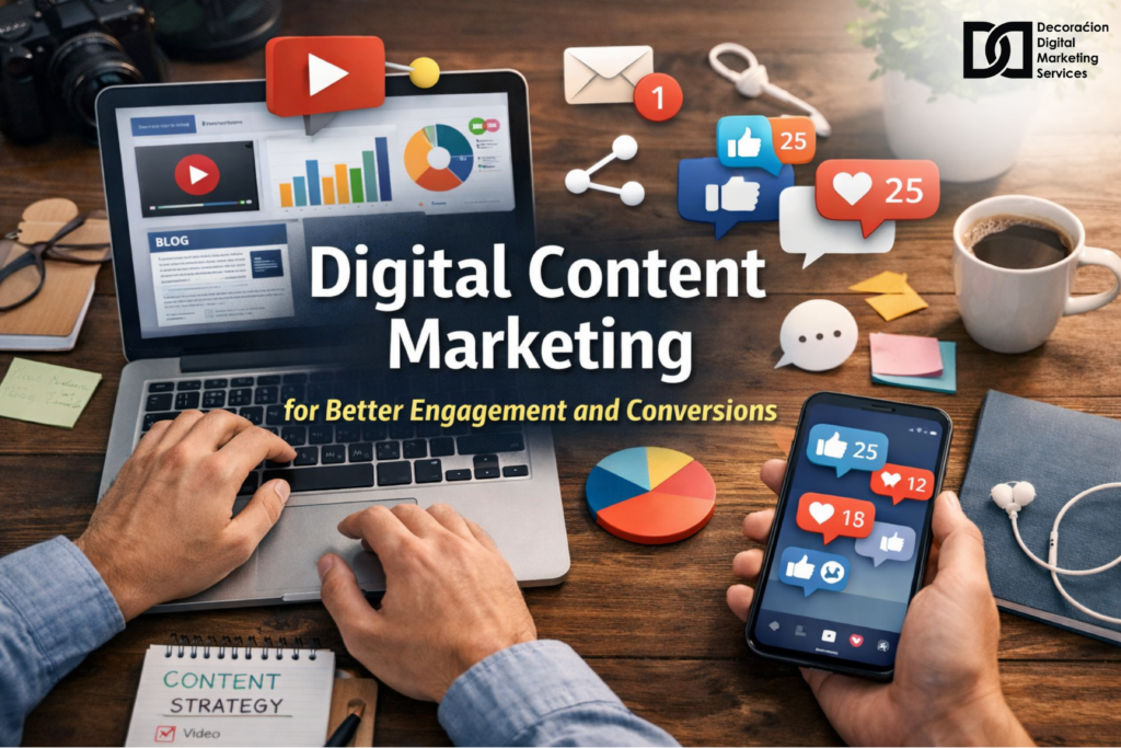 Digital Content Marketing for Better Engagement and Conversions - DDMS