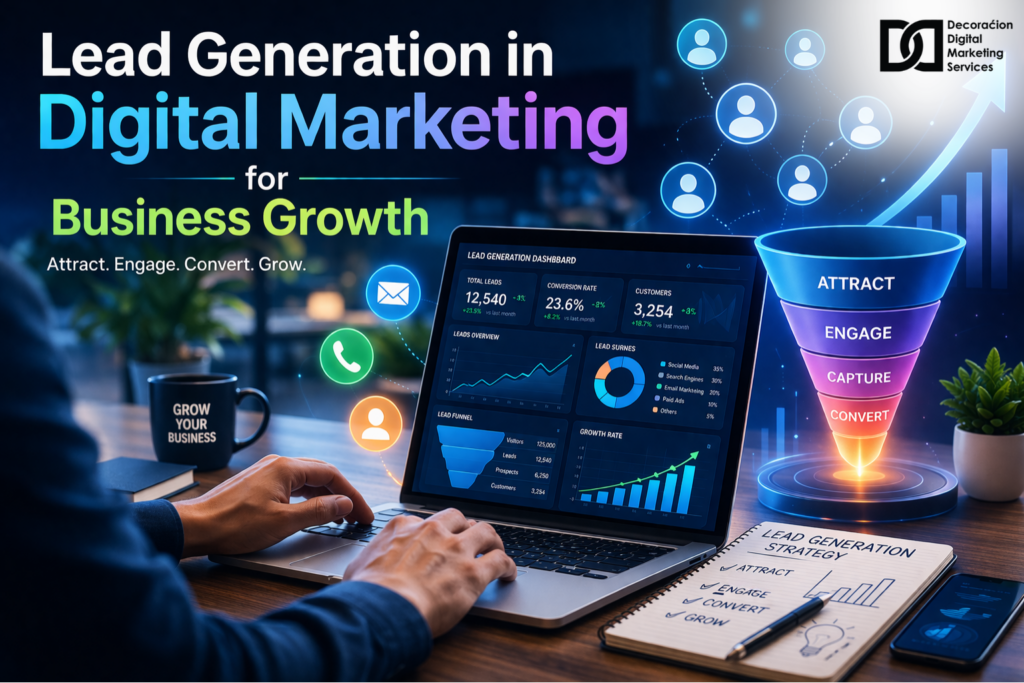 Lead Generation in Digital Marketing for Business Growth - DDMS