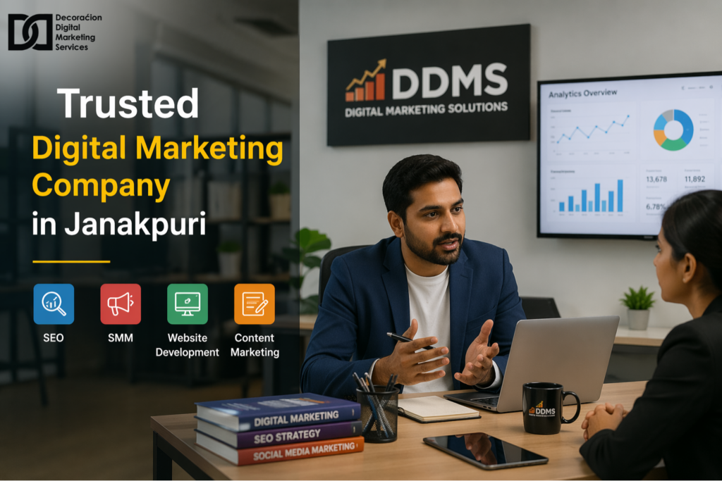 Trusted Digital Marketing company in Janakpuri - DDMS