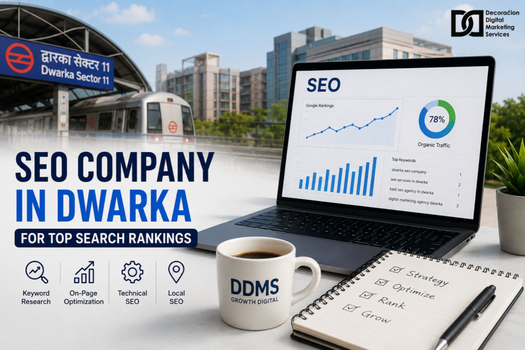 SEO company in Dwarka for Top Search Rankings - DDMS