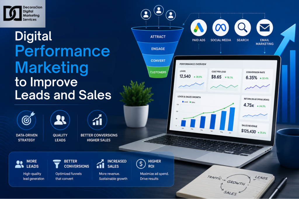 Digital Performance Marketing to Improve Leads and Sales - DDMS