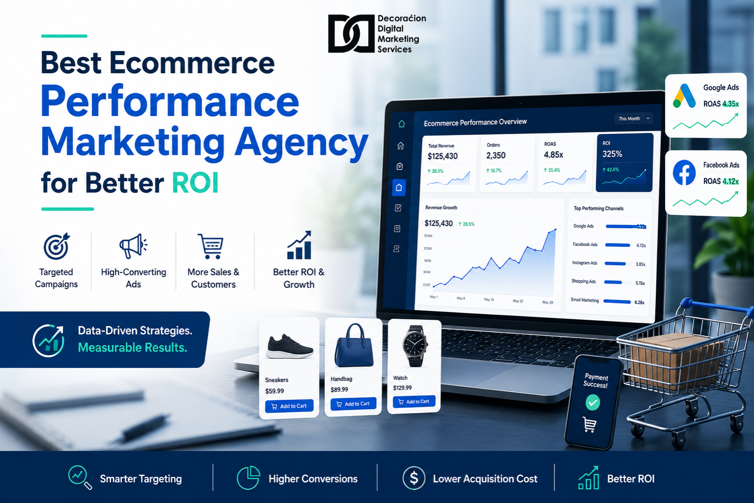 Best Ecommerce Performance Marketing Agency for Better ROI - DDMS