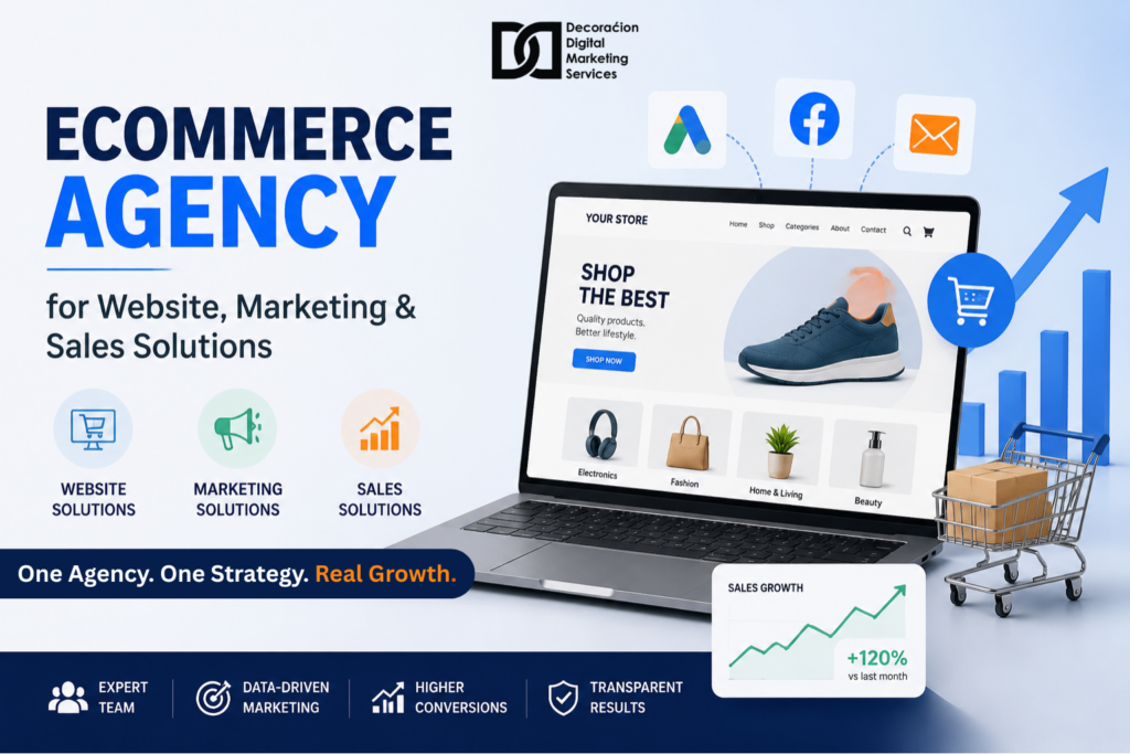Ecommerce Agency for Website, Marketing & Sales Solutions - DDMS