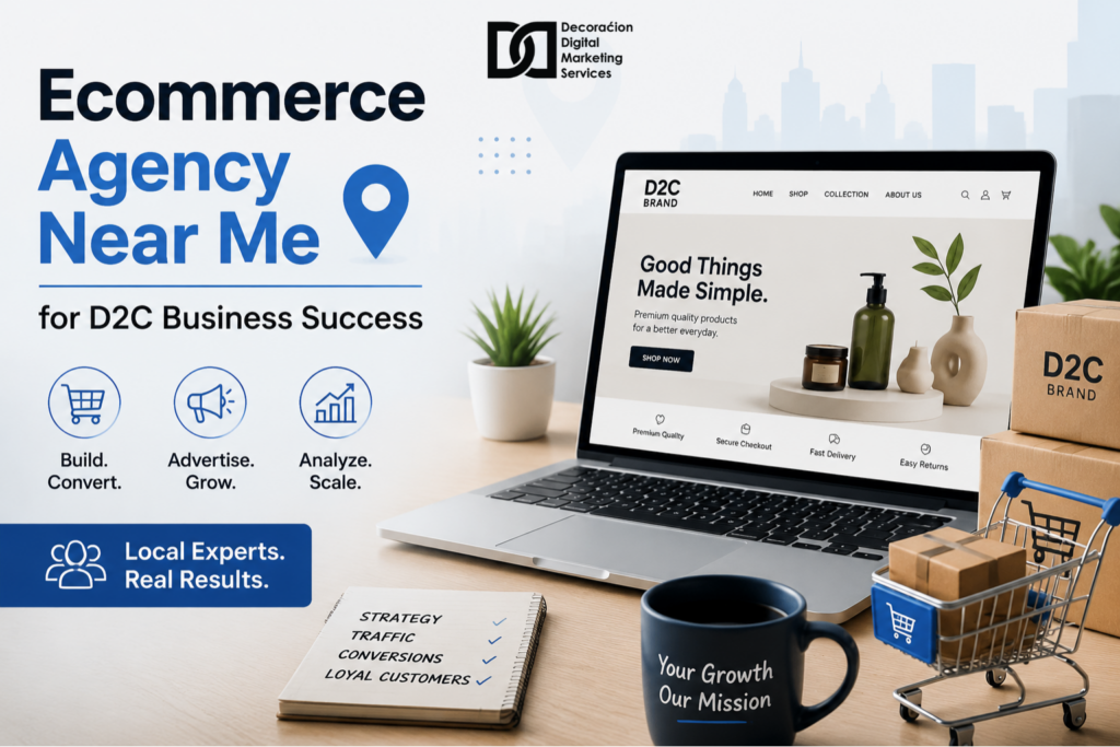 Ecommerce Agency Near Me for D2C Business Success - DDMS