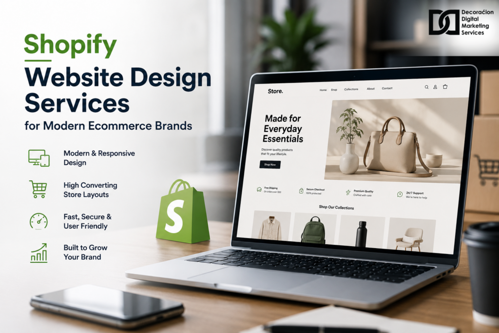 Shopify Website Design Services for Modern Ecommerce Brands | DDMS