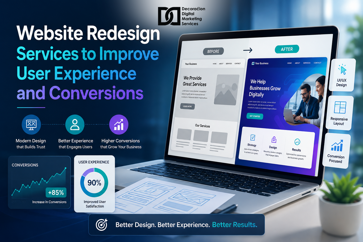 Website Redesign Services to Improve User Experience and Conversions - DDMS