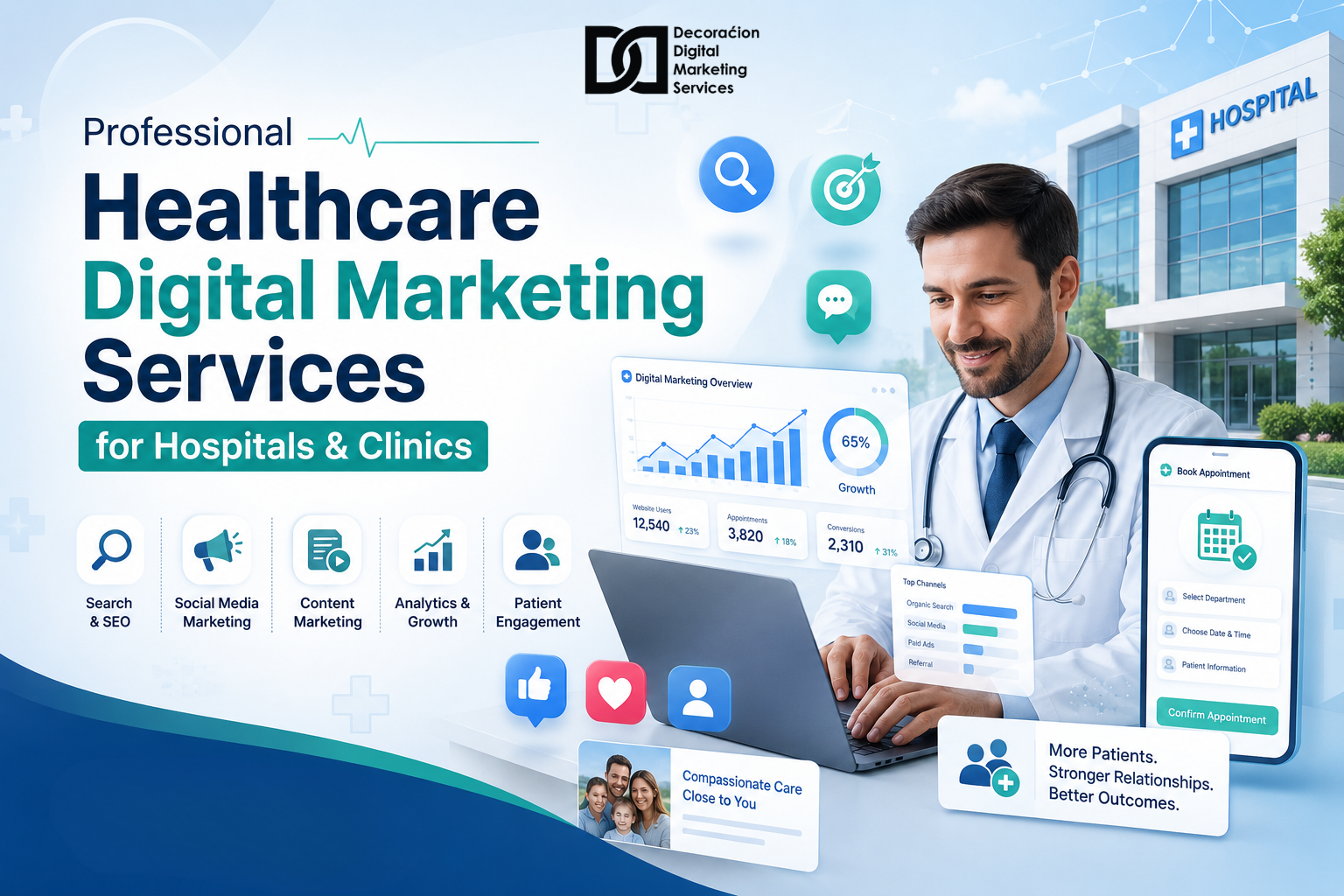 Professional Healthcare Digital Marketing Services for Hospitals & Clinics - DDMS