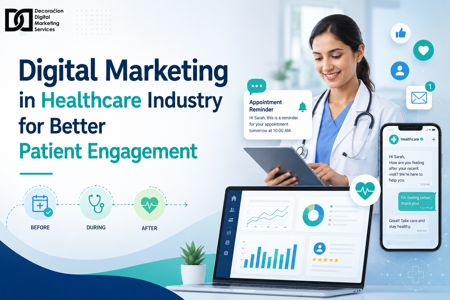 Digital Marketing in Healthcare Industry for Better Patient Engagement - DDMS