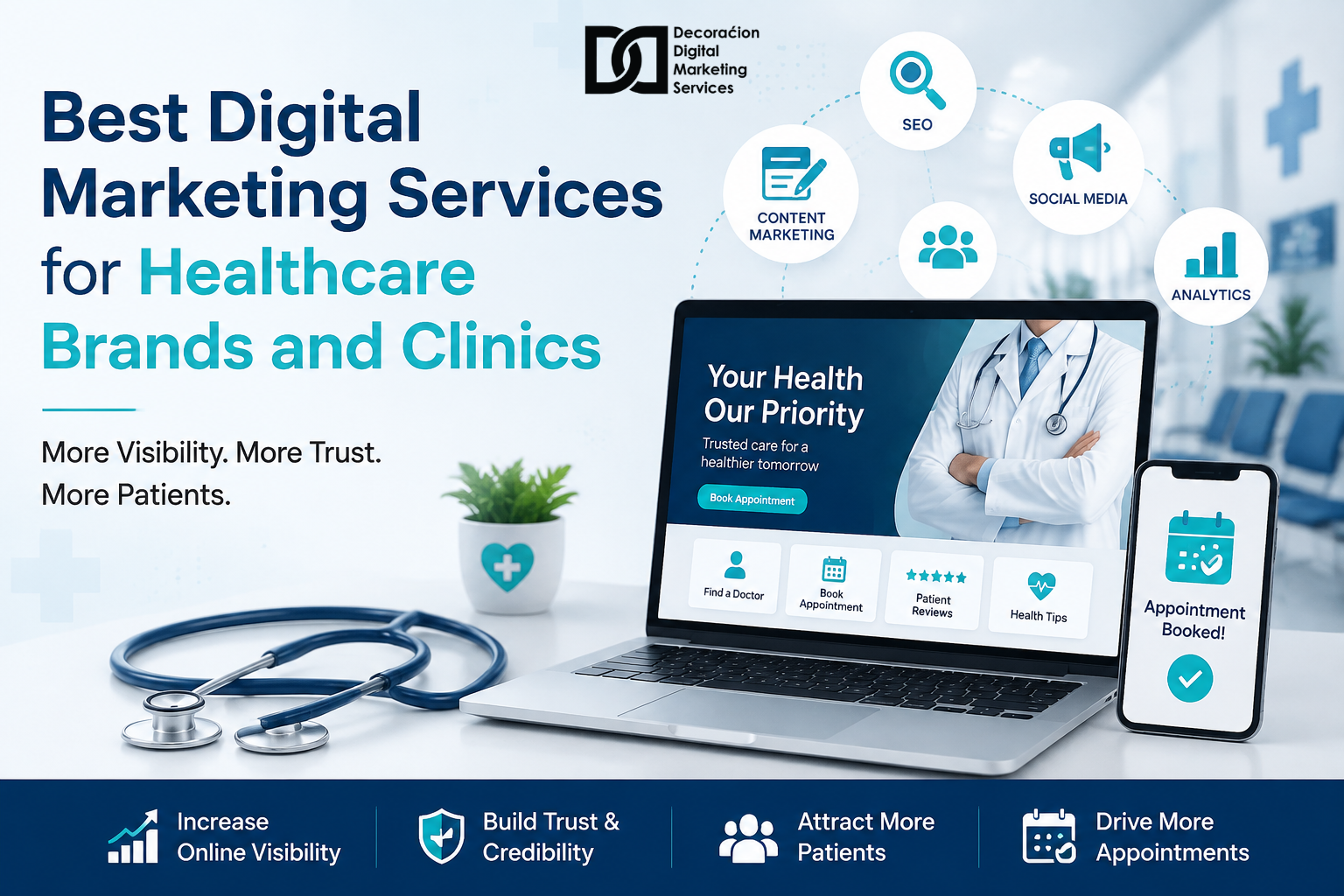 Best Digital Marketing Services for Healthcare Brands and Clinics - DDMS