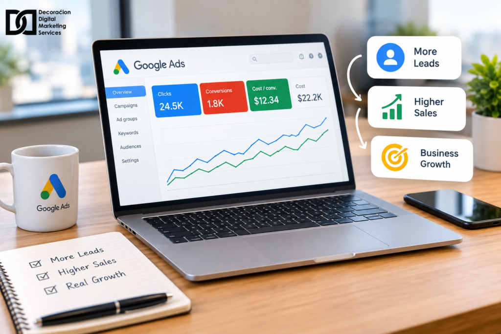 Google Ads Agency for Lead Generation and Sales Growth - DDMS