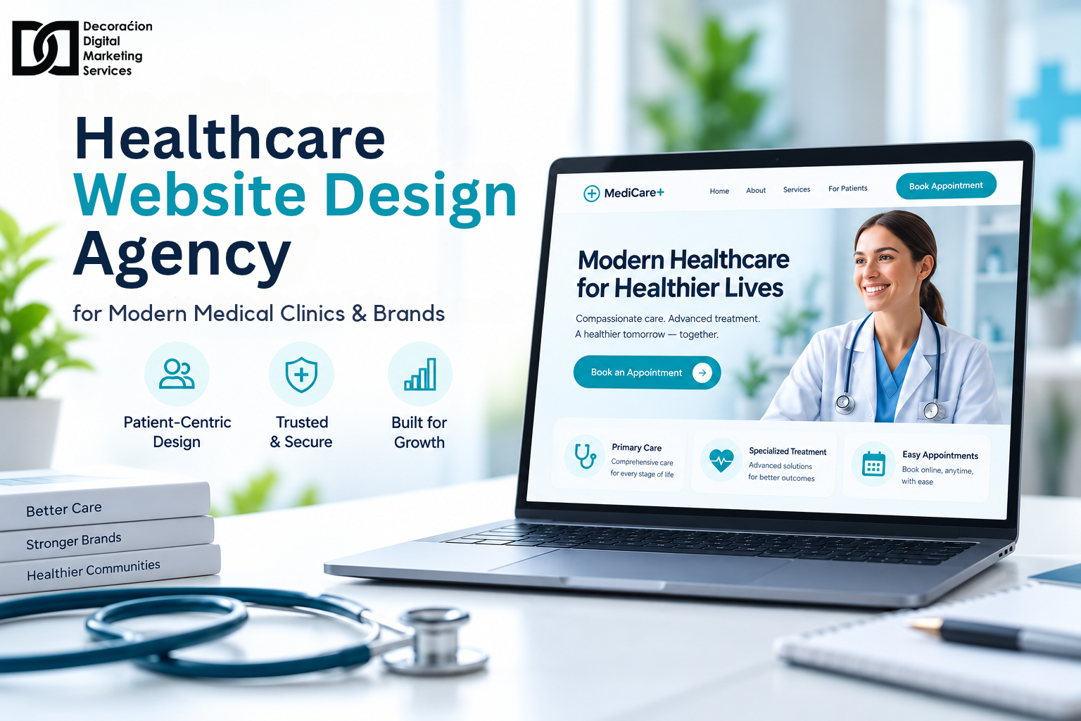 Healthcare Website Design Agency for Modern Medical Clincs & Brands - DDMS