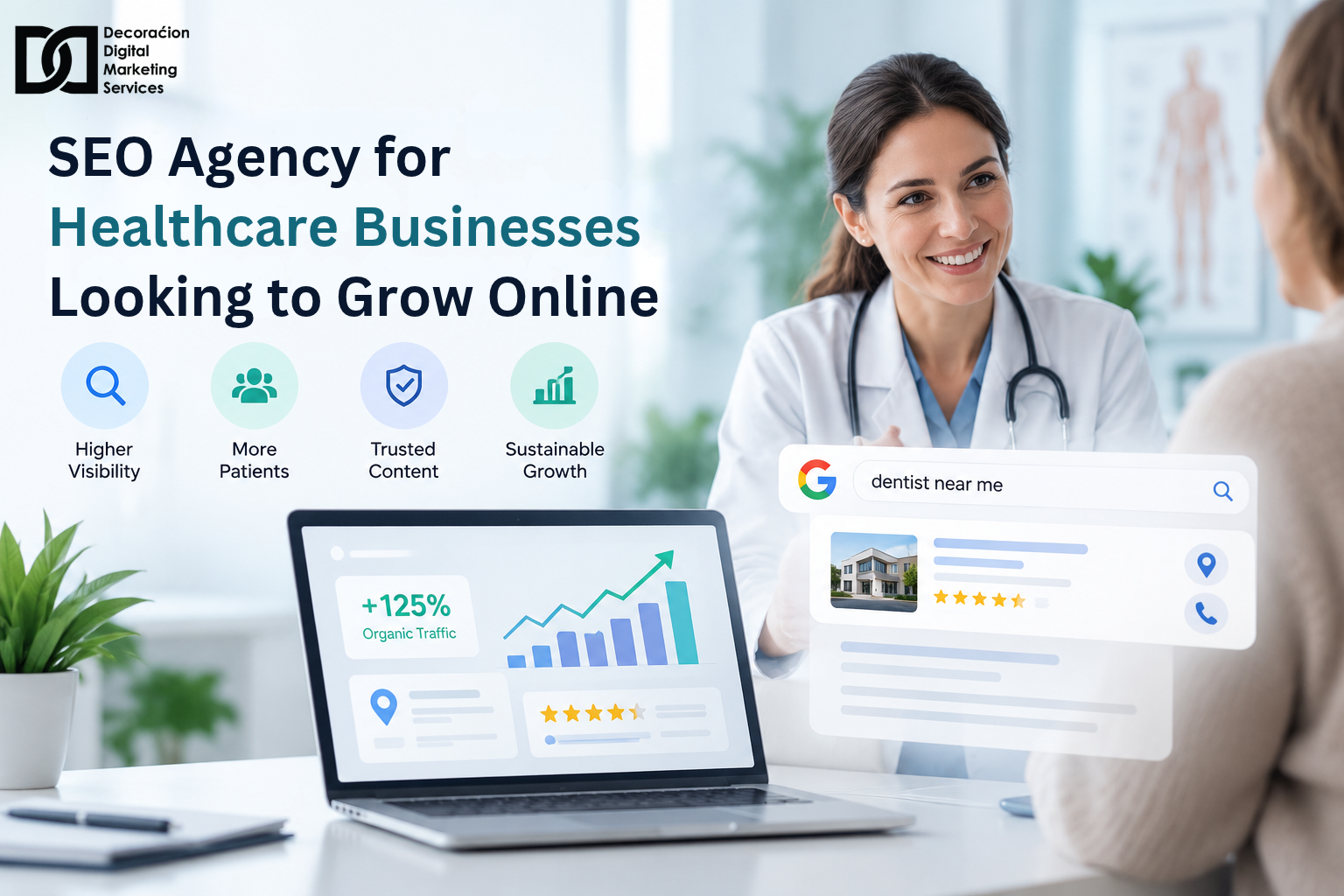 SEO Agency for Healthcare Businesses Looking to Grow Online - DDMS