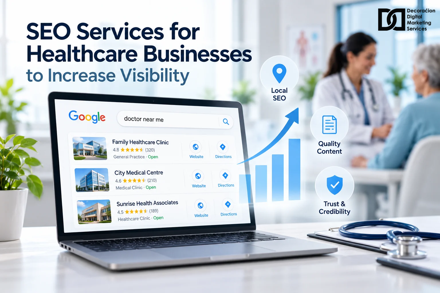 SEO Services for Healthcare Businesses to Increase Visibility - DDMS