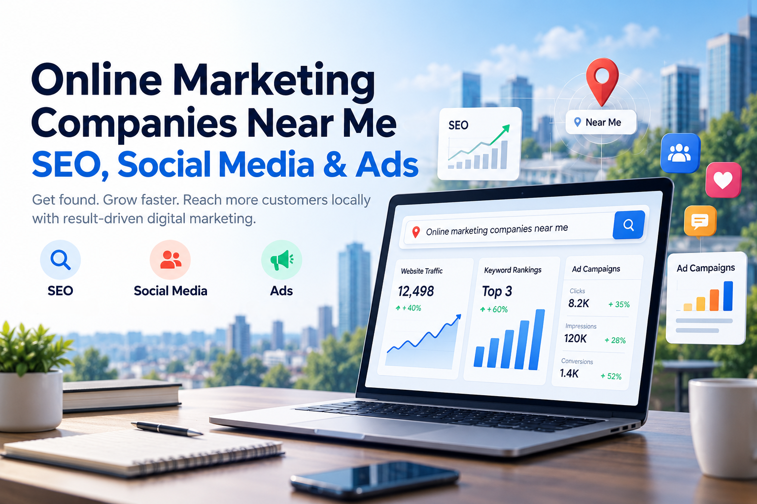 Online Marketing Companies Near Me - SEO, Social Media & Ads - DDMS